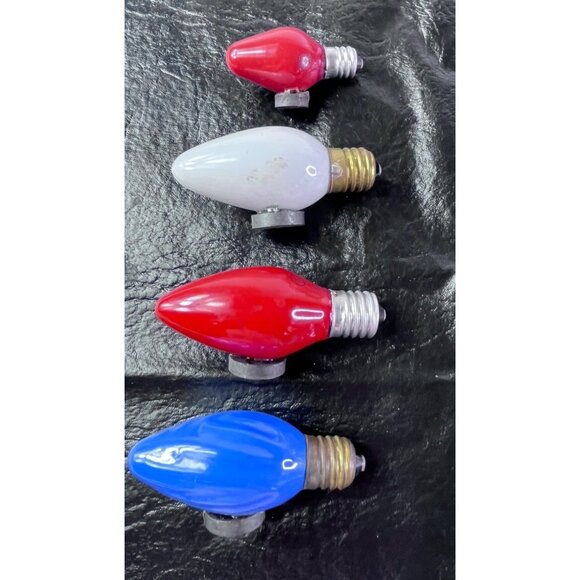 16 Sylvania & Holiday Time C7/C9 Replacement Bulbs 120V + 4 Bulb Magnets - Picture 4 of 5